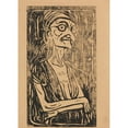 thumbnail image 3 of Christian Rohlfs 14x18 Black Modern Framed Museum Art Print Titled - Hexe (1910), 3 of 5