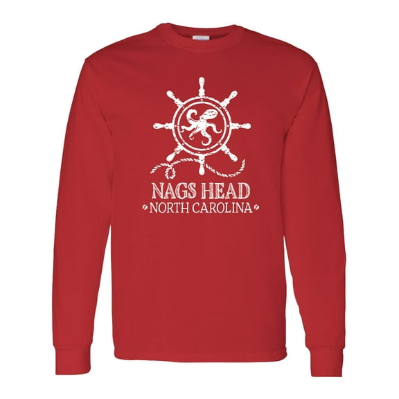 Inktastic Nags Head North Carolina Long Sleeve T-Shirt