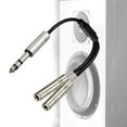 thumbnail image 3 of Pig-Hog Stereo 14 Inch Male to Dual Stereo Female Audio Y-type Splitter Adapter, 3 of 7