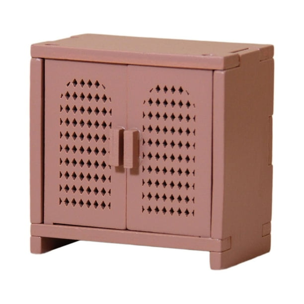 Muebles de casa de muñecas 1:12, mini gabinete, accesorio fotográfico, modelo de micropaisaje, decoración para Rosa