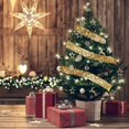 thumbnail image 3 of 2 cintas brillantes para árbol de Navidad, guirnalda de luces de 20 LED para decoración de árbol de Navidad (luz cálida) Longitud: 20m, 3 of 4