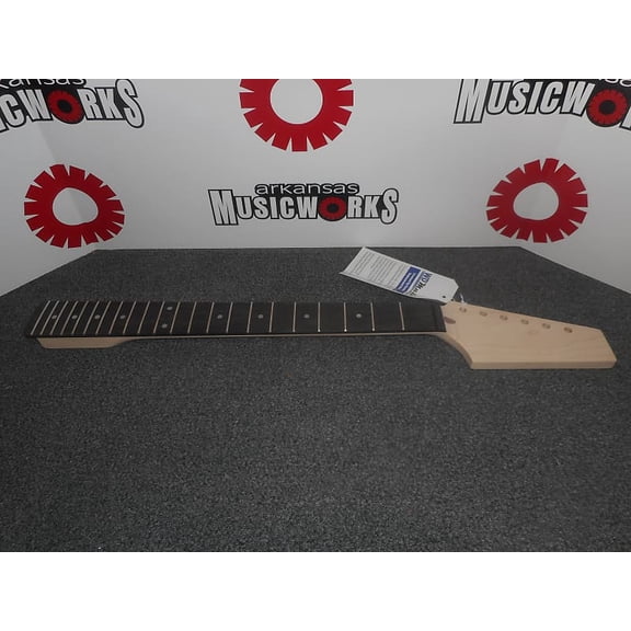 WD Music Pre-Drilled Paddle Headstock 22 Fret Neck, Fits Fender Strat, #PHNSE