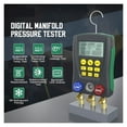 thumbnail image 3 of Pressure Gauge Refrigeration Digital Vacuum Pressure Manifold Tester Air Conditioning Temperature Tester Valves Tool ,Wide Use, 3 of 6
