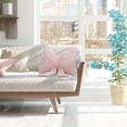 thumbnail image 6 of Decorative Pillow, Bow-Filled Lumbar Pillow, Home Decor (2 Count), 6 of 14