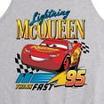 thumbnail image 2 of Disney Cars - Lightning McQueen Think Fast - Men's Jersey Tank Top, 2 of 4