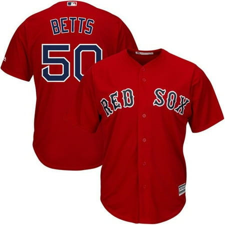 Boston Red Sox Majestic Jersey - Mookie Betts Boston Red Sox Majestic Cool Base Player Jersey - Scarlet