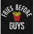 thumbnail image 2 of Fries Before Guys Girl Squad Food BFF Women's Plus Size Graphic Tee Brisco Brands 2X, 2 of 5