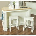 thumbnail image 2 of Powell Pennfield White Kitchen Island, 2 of 11