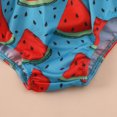 thumbnail image 7 of TAIAOJING Toddlers and Baby Girls' Swimsuit Bowknot Sunflower Watermelon Pineapple Print Ruffles Two Piece Swimwear Bikini With Hat Outfits Bathing Suit 6-12 Months, 7 of 7