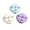 3PCS A3, variant on Silicone Shower Steamer Holder with Strong Suction Cup, Bathroom Aromatherapy Tray, Hollow Out Soap Dish Wall Mount, Bath Bomb Fragrance Organizer for Bathroom Bathtub Yoga Travel Home Use