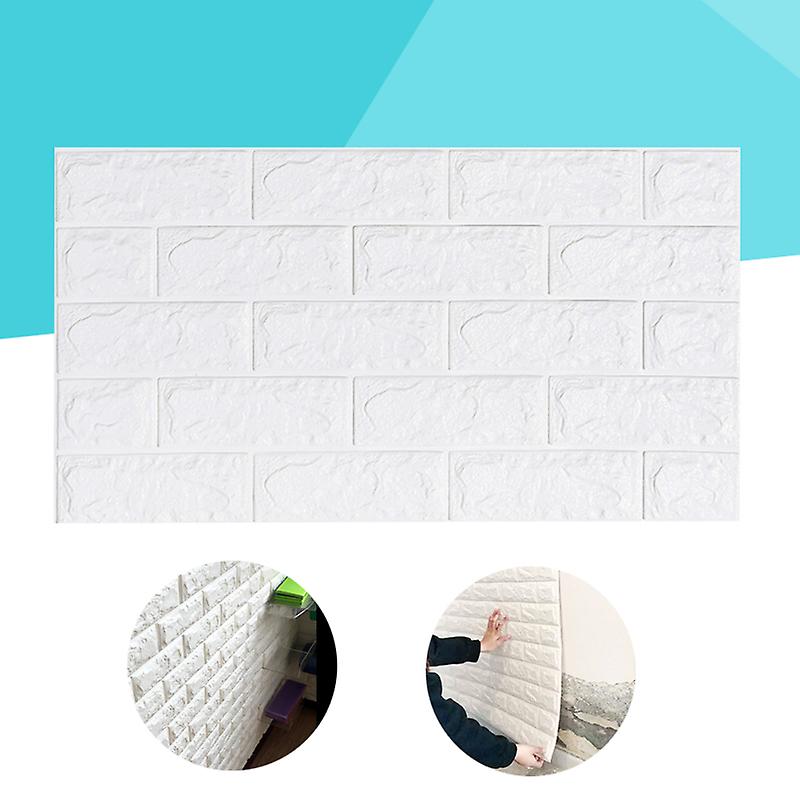 Selfadhesive 3d Brick Pattern Wallpaper Bedroom Living Room Modern