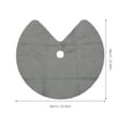 thumbnail image 2 of Black PVC Non Slip Circle Shelf Liners for Home 2pcs Fits Lazy Susan Shelf Kitchen Cabinet Storage, 2 of 8