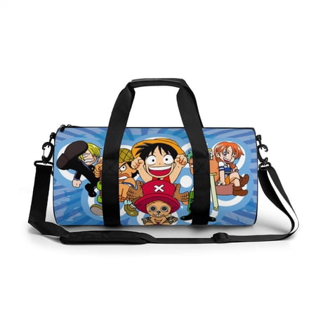 One Piece Anime Duffel Bag Women Gym Bag Men Gym Bag Hand Luggage Bag, Large Capacity - Gift for Boys and Girls