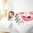 thumbnail image 5 of Manfei Kawaii Boo Pumpkin Queen Comforter Set for Teen, Cute Cartoon Bedding Sets, Sugar Halloween Reversible Bedding Comforter Set, Breathable Home Decor, 3 Pieces, 5 of 8