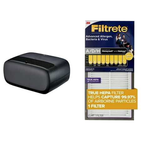 

Filtrete by 3M Air Purifier for Small Rooms Bundle 80 sq ft - Includes Device + Advanced Allergen Replacement Filter