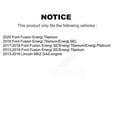 thumbnail image 2 of CMX Front Rear Disc Brake Rotors Kit for Car Ford Fusion Lincoln MKZ K8-101149, 2 of 8