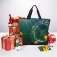 thumbnail image 6 of Hirioo Jelly Fish for Tote Bag for Women, Quilted Shoulder Bag with Zipper, Large Capacity Handbags for Casual, Travel, Work, 6 of 7
