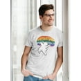 thumbnail image 2 of Live With Pride Polar Bear T-Shirt Men -Smartprints Designs, Male Small, 2 of 4
