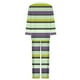 thumbnail image 4 of Puntoco Traje De Pantalón Y top De Cuello Redondo De Manga Larga Con Estampado Informal A Rayas De Verano Para Mujer Verde Xxxl, 4 of 5