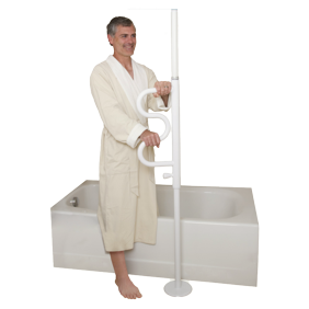 Able Life Universal Floor To Ceiling Grab Bar Elderly Tension