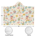 thumbnail image 3 of Wearable Blanket,Fairy Princess Rainbow Pattern Hooded Wearable Flannel Blanket for Adults & Teens,Winter Poncho Shawl Wrap Cape Cozy Anti-Pill,60"x80", 3 of 5
