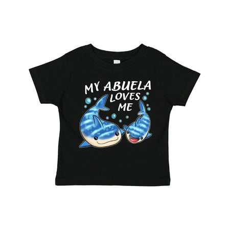 

Inktastic My Abuela Loves Me- Whale Shark Gift Toddler Boy or Toddler Girl T-Shirt