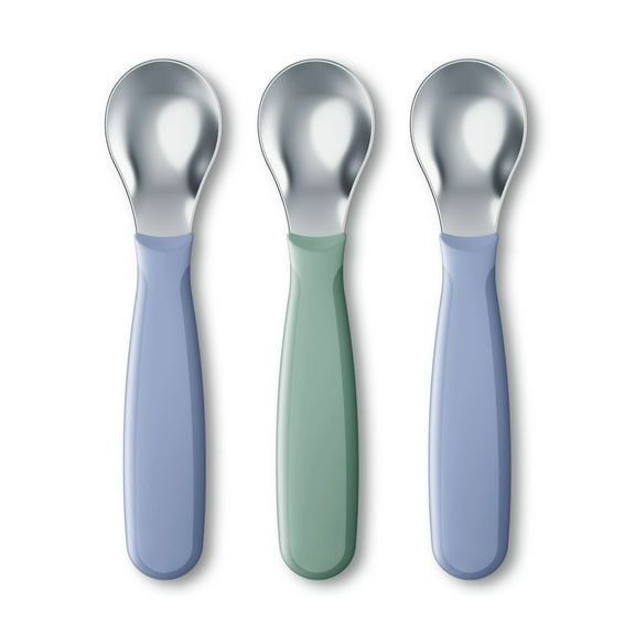 NUK First Choice Kiddy Cutlery Spoons, 3 Pack
