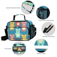 thumbnail image 4 of Colorful Cute Bears Insulated Lunch Bag Portable Cooler Bag Mommy Bag Large Capacity 6L, 4 of 9