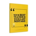 thumbnail image 2 of Inspirational Wall Art Best Teacher Is Your Mistake Motivation Wall Decor for Home Office Gym Inspiring Success Quote Print Ready to Hang Unframed, 2 of 18