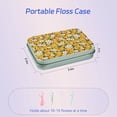 thumbnail image 2 of Funda portátil de hilo dental Aaymoous, paquete de 2 con dispensador, 2 of 6