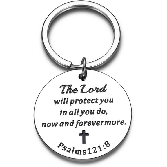 First Communion Gifts for Girl Boy Confirmation Gifts for Teen Girl Boy Kid Easter Christian Gift for Women Men Religious Baptism Teenage Adult Catholic Bible Verse Keychain Graduation Basket Stuffers