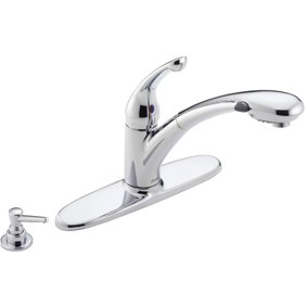 Delta Faucet Co 16953 Dst Chrome 1hand Kitchen Faucet Walmart Com