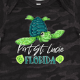 thumbnail image 4 of Inktastic Port St. Lucie, Florida Happy Sea Turtle Boys or Girls Baby Bodysuit, 4 of 5