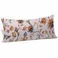 thumbnail image 2 of Pink Spring Floral Body Pillow Covers 20"x54", Summer Botanical Vintage Birds Soft Brushed Microfiber Breathable Throw Pillow Covers, Pillowcase with Zipper for Couch Sofa Bedroom Living Room, 2 of 9