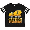 thumbnail image 3 of Inktastic 2nd Birthday Construction Truck, Cement Mixer 2 Years Old Boys or Girls Toddler T-Shirt, 3 of 5