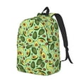 thumbnail image 2 of Balery Avocado With Seeds Vintage Canvas Backpack for Men and Women - Large Capacity, Durable Travel Laptop Bag for School, Work, Hiking, and Outdoor Activities, 2 of 7