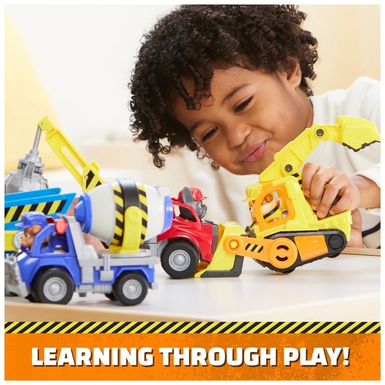 PAW Patrol Rubble's Ultimate Tool Bulldozer Toy - With 4 Detachable Tools & Action Figure