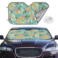 thumbnail image 2 of Kdxio Cute Pineapples Print Windshield Sun Shade,UV Rays and Sun Heat Protection,Sunshade for Car Windshield,Car Shade Front Windshield - Small, 2 of 6