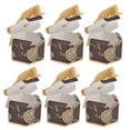 thumbnail image 4 of Caja innovadora 50 piezas Caja de dulces hexagonal respetuosa con el medio ambiente Linda para compromiso para cumpleaños para Navidad, 4 of 8