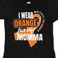 thumbnail image 4 of Inktastic I Wear Orange for My Momma Multiple Sclerosis Awareness Boys or Girls Baby Bodysuit, 4 of 5