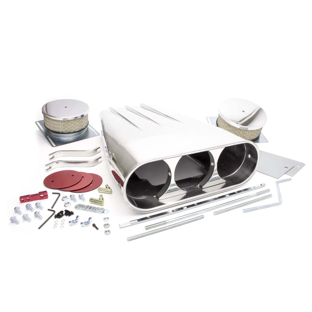 Racing Power 20" Length Polished Alum Street Scoop Air Cleaner P/N