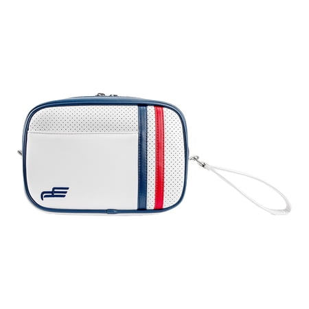 DimyFew Club Ball Carry Bag Pouch Storage Organizer Container Pocket Gift PU Tees Holder White