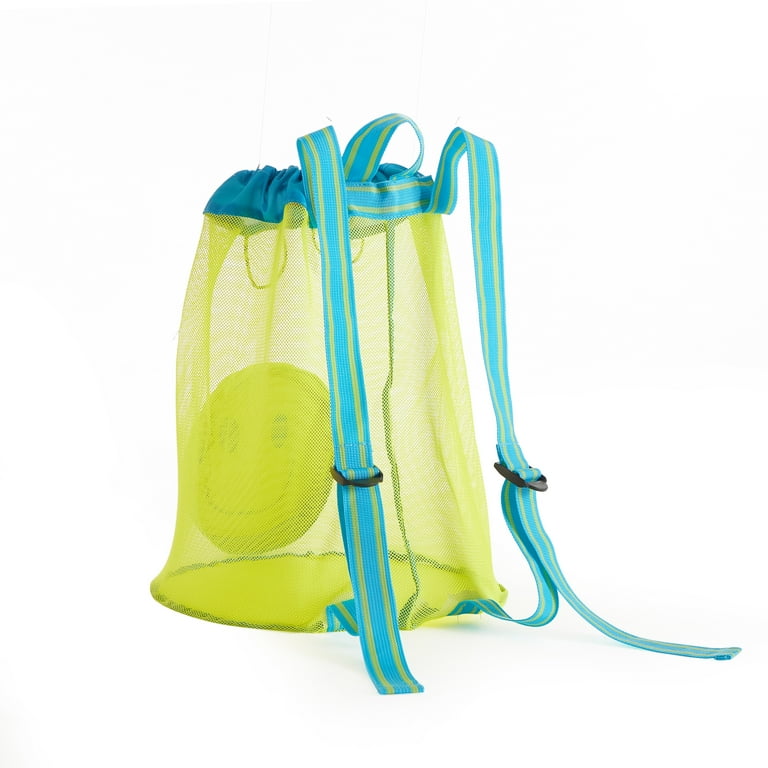 Sunshine Squad Smiley Beach Convertible Mesh Backpack