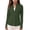 Army Green, variant on Women's Golf Long Sleeve Workout Tops V Neck UPF 50+ Sun Protection Quick Dry Lightweight Active Tennis Shirts