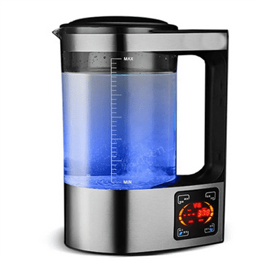 2L Rich Hydrogen Water Bottle Alkaline Ionizer Machine Filter Drink Generator US Plug