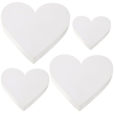 

4Pcs Foams Cake Models Heart-shaped Cake Models Baking Cake Models Baking Supplies