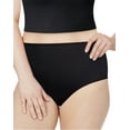 thumbnail image 2 of Hanes Just My Size Women's Microfiber Stretch Brief Underwear, 6-Pack (Plus ) Assorted 12, 2 of 3