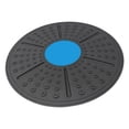 thumbnail image 4 of Tabla de equilibrio deportiva para entrenamiento muscular, dispositivo redondo de equilibrio para oficina y hogar. Azul, 4 of 7