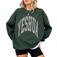 thumbnail image 2 of Yeshua Christian Sweatshirt – Bold Letter Graphic Faith Pullover, Unisex Jesus Sweater, Spiritual Religious Apparel, 2 of 7