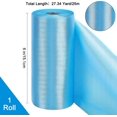 thumbnail image 2 of 27 Yards Double Faced Satin Ribbon Roll Blue Polyester Solid Fabric Large Ribbon for Gift Wrapping Grand Opening Chair Sash Bouquet Bow Making Party Decoration (Blue), 2 of 9